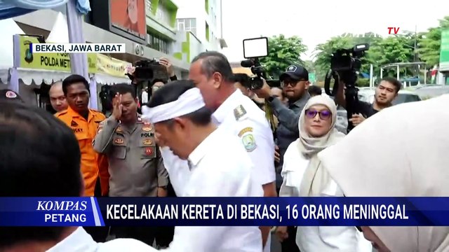Gubernur Jabar dan Kepala Staf Kepresidenan Kunjungi Korban Kecelakaan Kereta di RSUD Kota Bekasi
