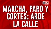 Congreso vallado: marcha, paro, cortes y manifestaciones en la ciudad