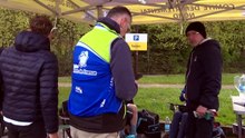 magazine _ départ de la course cycliste Paris Roubaix Espoirs du 18 04 26