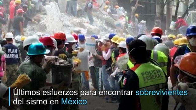 Fisioterapeutas ayudan a rescatistas y voluntarios en México | El Espectador