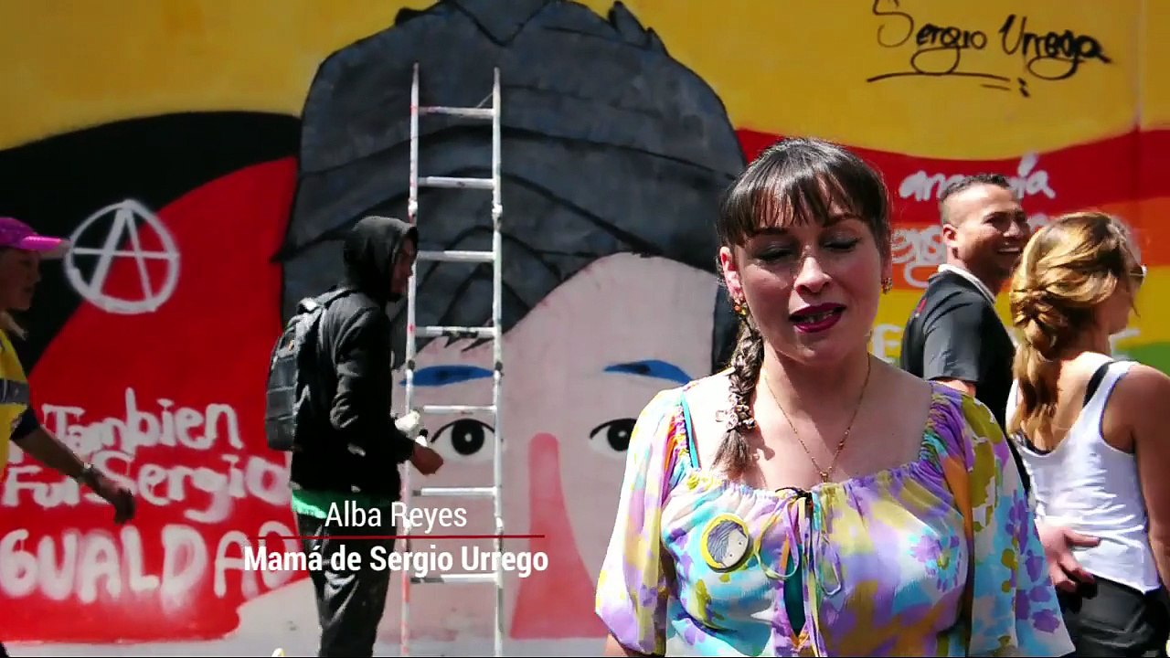 El mural que le dice a Sergio Urrego que su legado está vivo