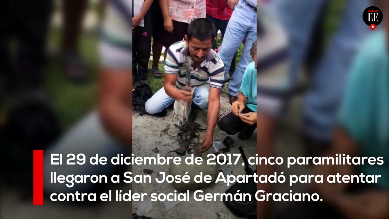 Comunidad de Paz de San José de Apartadó destruyó armas decomisadas a paramilitares | El Espectador