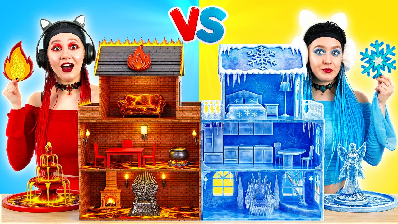 Défi de Décoration : Maison Éblouissante entre Chaleur et Froid