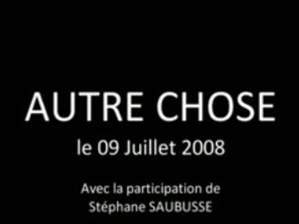 Autre Chose #Teaser