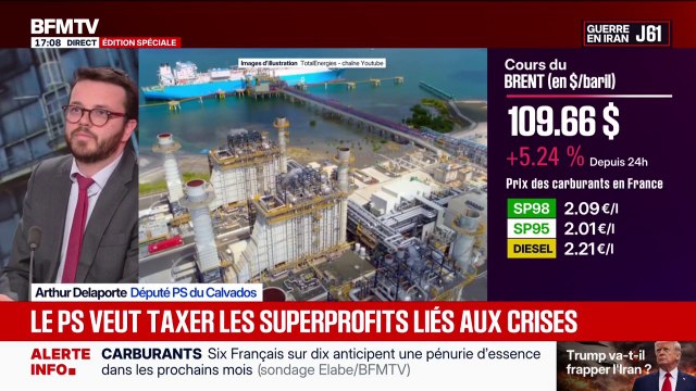 Guerre au Moyen-Orient et superprofits: Il y a des profiteurs de crise , estime Arthur Delaporte, député PS