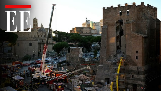 Torre dei Conti: falleció el hombre que estuvo 11 horas atrapado en los escombros