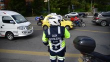 Motociclistas protestan ante restricción de parrillero y circulación por Halloween