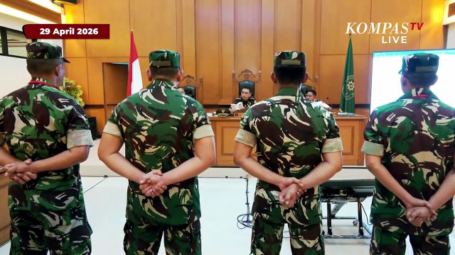 Tegur! Hakim Militer saat Cek Luka Terdakwa TNI Penyiram Air Keras Andrie Yunus: Jangan Melamun