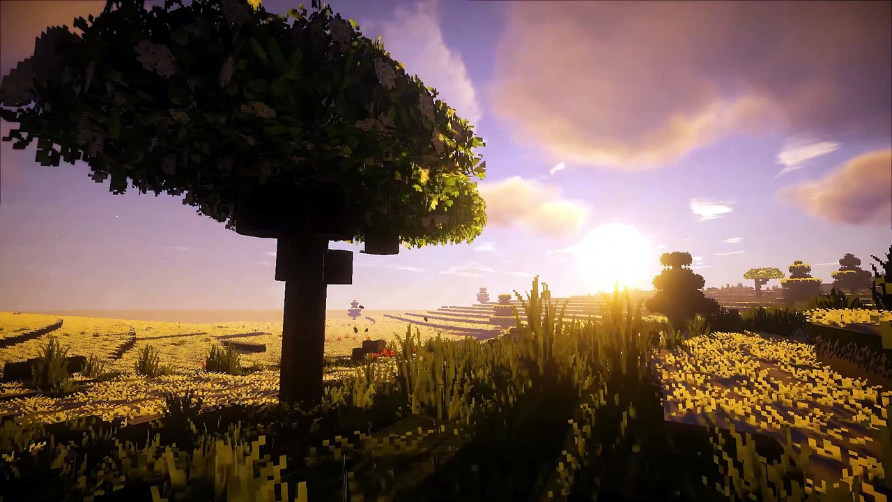minecraft-sunset