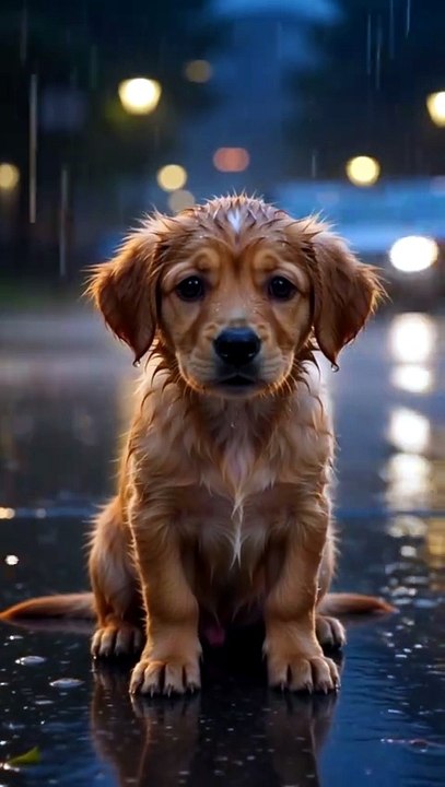 Girl and dog video