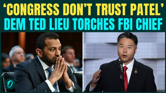 ‘Kash Patel Is Alcoholic’: Rep Ted Lieu TEARS INTO FBI Chief Over Negligence in White House Shooting