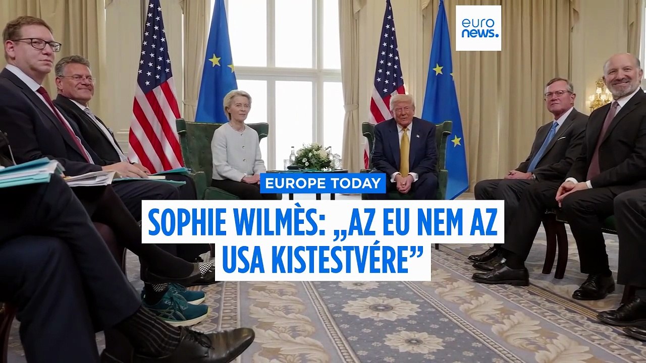 "Az EU nem az USA kistestvére" - mondta Sophie...