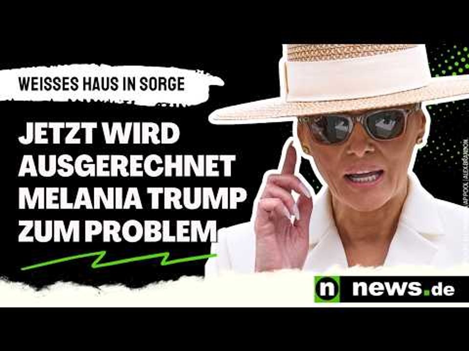 Donald Trump: Weißes Haus in Sorge - jetzt wird ausgerechnet Melania Trump zum Problem