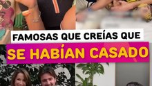 Famosas que creías que ya se habían casado