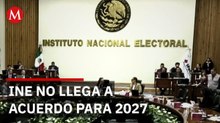 INE sin acuerdo para frenar campañas anticipadas rumbo a 2027
