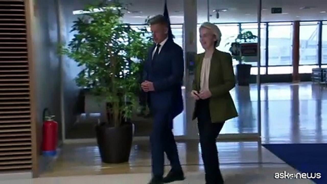 Il neoeletto premier ungherese Magyar a Bruxelles da Von der Leyen