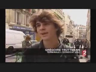 Révisions du BAC et syndicalisme lycéen UNL - France 2