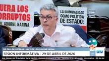 Paulón cruzó a Adorni en Diputados por la “vara moral” del Gobierno y denunció un “regalo” en la privatización de Intercargo