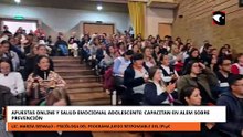 Apuestas online y salud emocional adolescente: capacitan a docentes en Alem sobre prevención