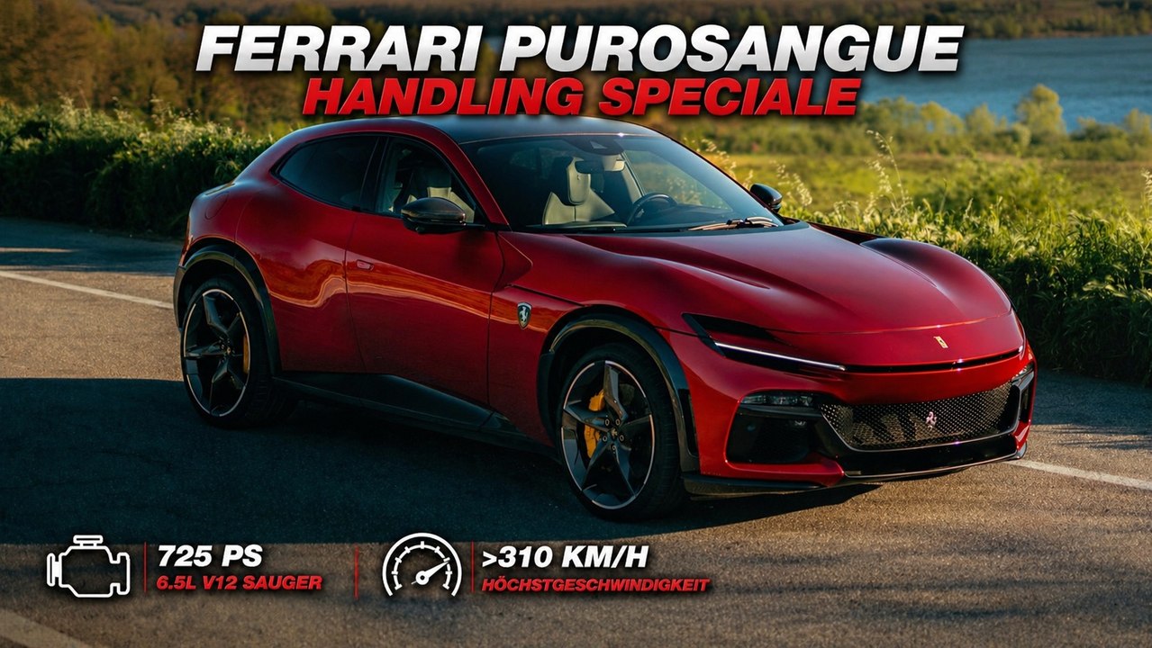 2026 Ferrari Purosangue Handling Speciale im Technik-Check