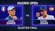Sinner ends Jodar fairytale to reach Madrid semis