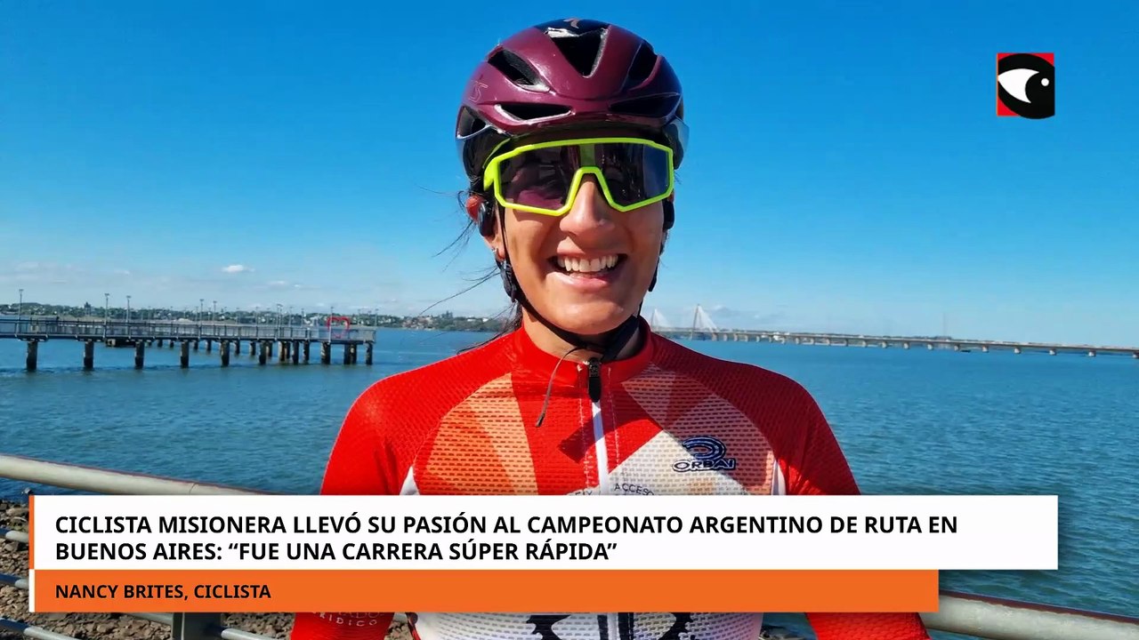 Ciclista misionera llevó su pasión al Campeonato Argentino de Ruta en Buenos Aires