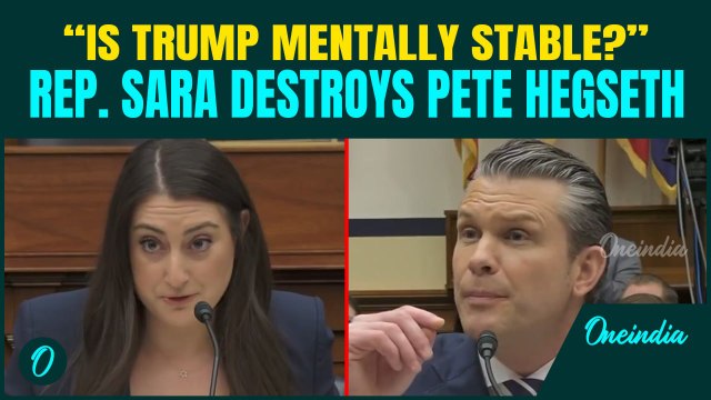 ‘Is Trump Mentally Stable?’: Rep. Sara – Pete Hegseth UGLY Showdown Over Iran War Policy of U.S