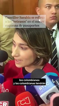 Canciller Sarabia Afirmó Que Ha Habido Retrasos En El Nuevo Esquema De Pasaportes
