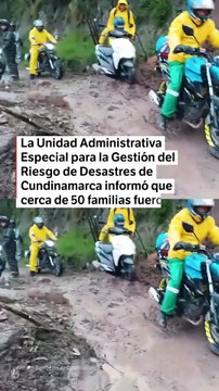 Más de 50 familias afectadas por deslizamientos y lluvias torrenciales en Cajicá
