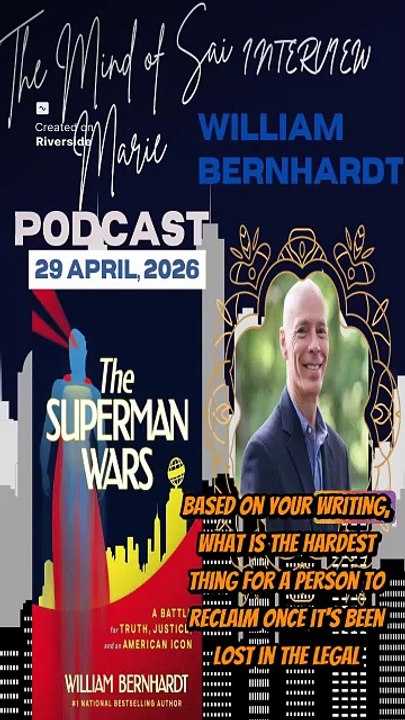 MOSM interview with William Bernhardt - Superman's Creator lost everything