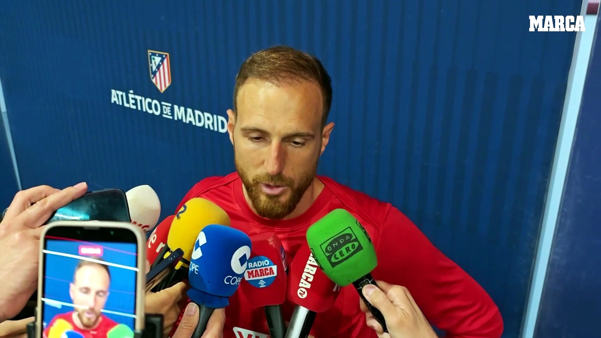 Oblak: "Nos vamos con buenas sensaciones, pero en la vuelta tenemos que estar mejor que hoy"