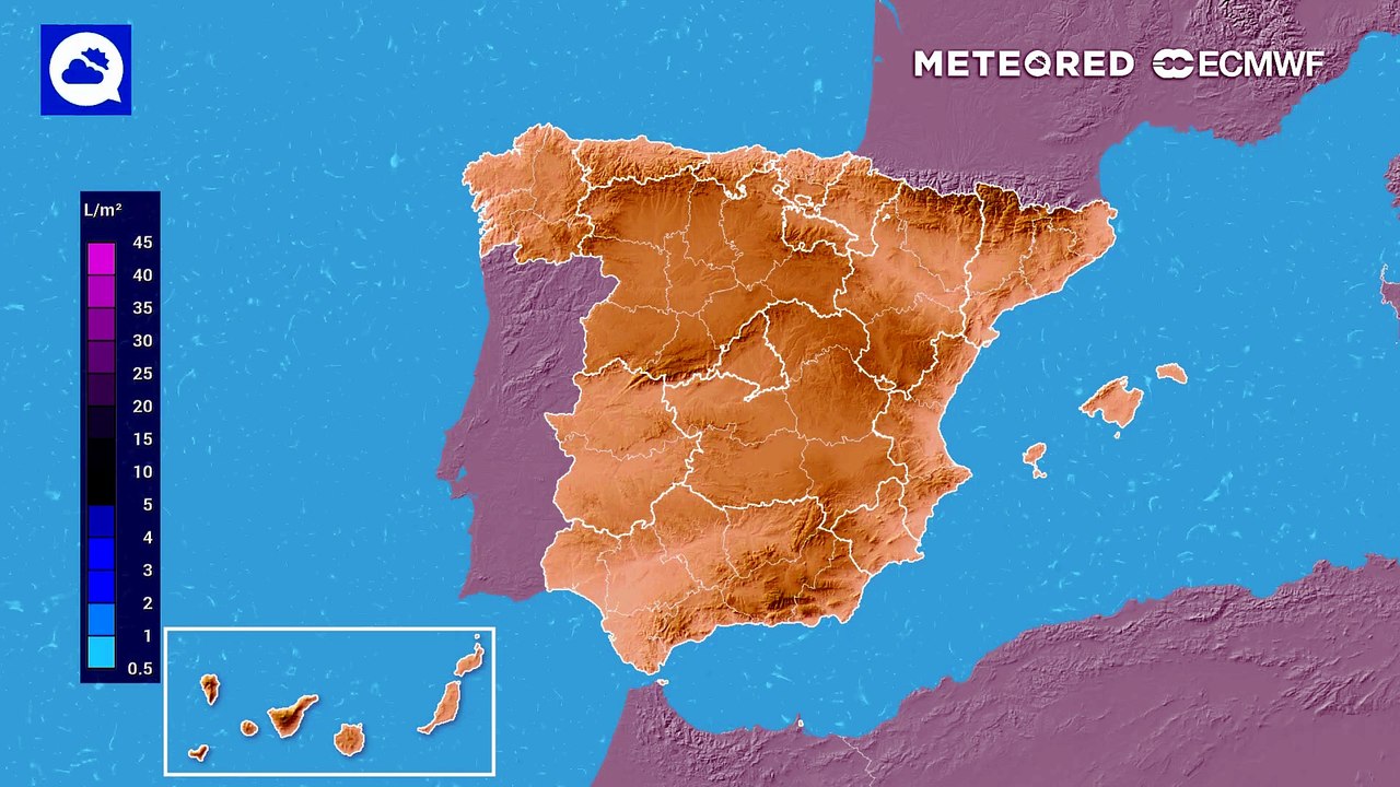 Jueves con tormentas fuertes en el sureste