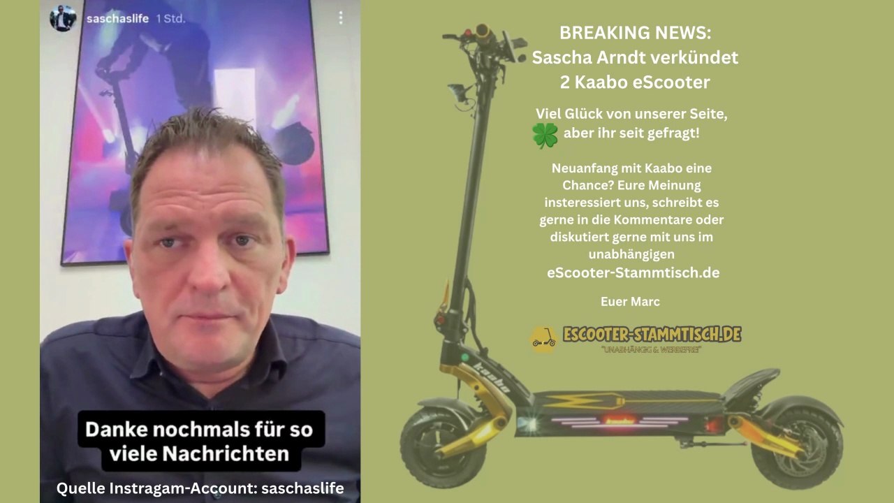IO Hawk neue eScooter von Kaabo