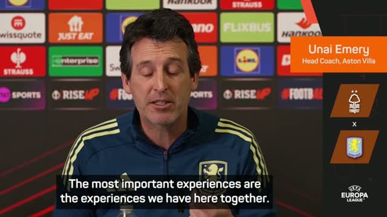 Emery urges Villa to use semi-final heartbreak to fuel Europa League glory