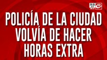 Policía de la ciudad volvía de hacer horas extra
