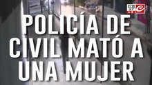 Policía de civil mato a una mujer