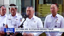 Menhub Pantau Uji Coba Jalur Kereta Stasiun Bekasi Timur, Kapan KRL Normal?