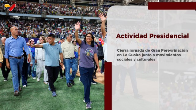 Cierra jornada de Gran Peregrinación en La Guaira junto a movimientos sociales y culturales