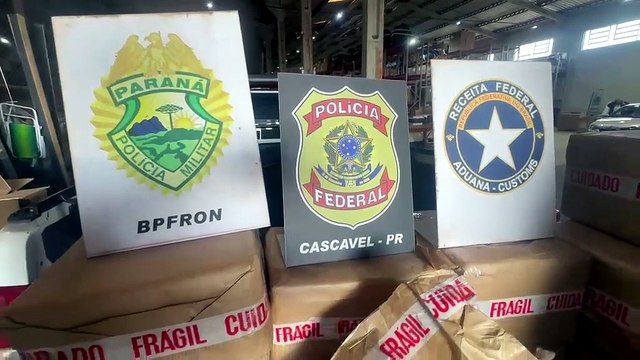 Operação conjunta apreende drogas e cigarros contrabandeados em Cascavel
