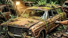 Abandoned 70s Classic Wagon Barn Find… Will It Start. 😱