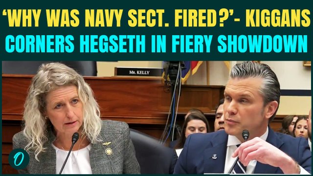 Hegseth Vs Jen Kiggan Over U.S Navy Secretary FIRING- Trump’s War Secretary GRILLED in Fiery Hearing