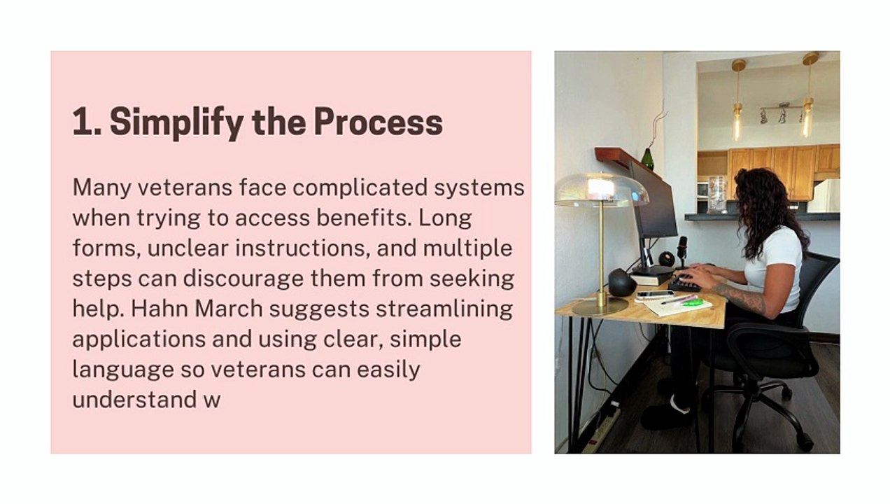 Hahn March Lists 5 Ways to Improve Access to Veteran Services