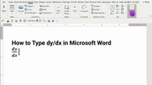 how to type fraction in word