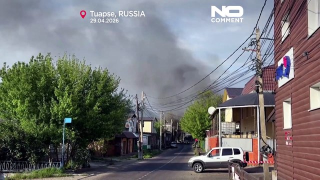 Ukrayna İHA'ları Rusya'nın Tuapse kentindeki petrol rafinerisini vurdu