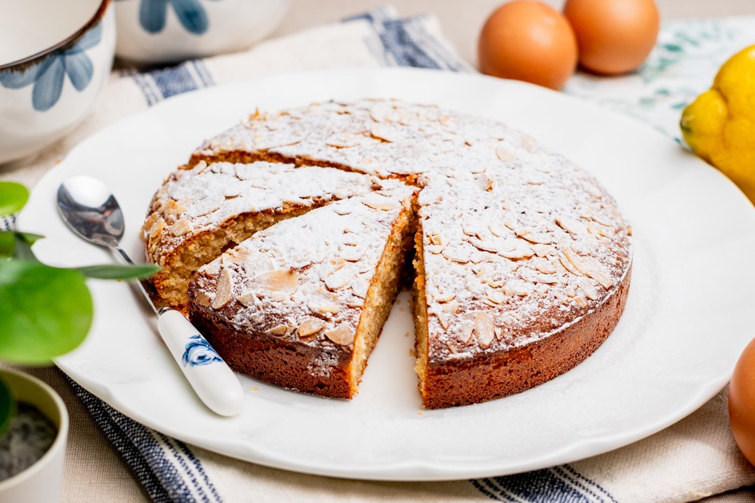 Tarta de almendra sin gluten