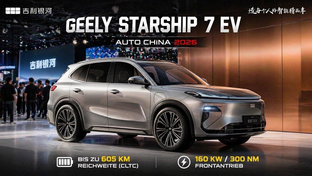 Geely Galaxy Starship 7 EV vs EX5: So groß sind die Unterschiede