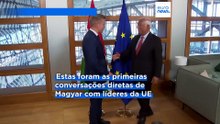 Magyar diz que dinheiro da UE chegará à Hungria "em breve" após reunião com von der Leyen
