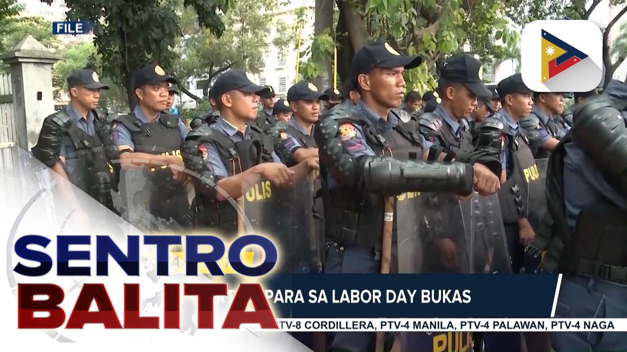 PNP naka-full alert na para sa Labor Day bukas; higit 100K na mga pulis, ipakakalat sa buong bansa | ulat ni Ryan Lesigues