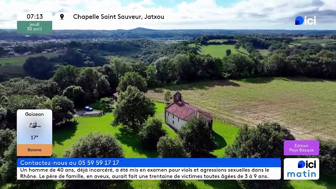 30/04/2026 - ici matin par ici Pays Basque en vidéo