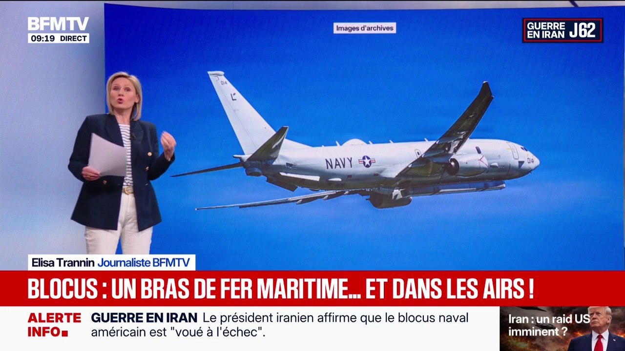 Blocus du détroit d'Ormuz: un bras de fer également dans les airs